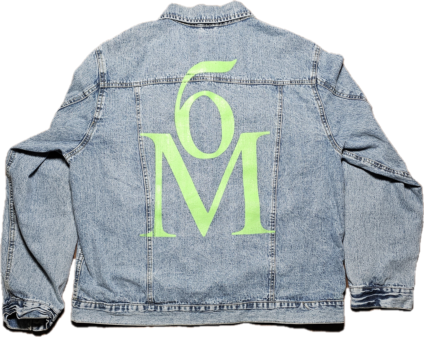 '1/1 GREEN LOGO DENIM'